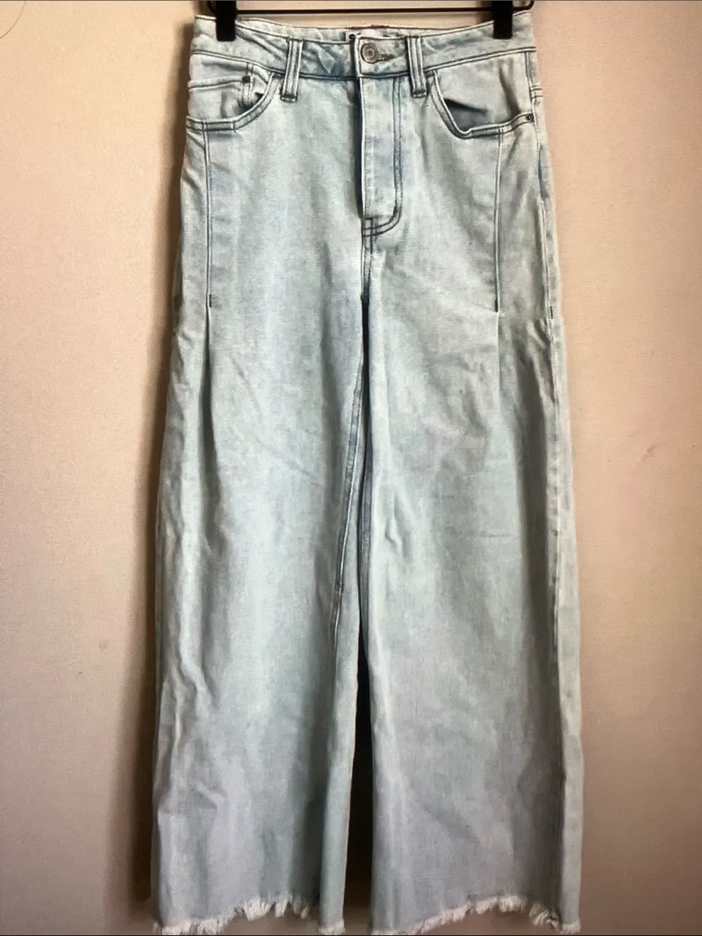 SO Light Blue High-Rise Wide Leg Jeans